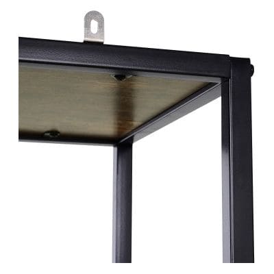 6-Shelf Wooden Bookcase Industrial Display Rack