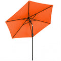 Tilting Garden Parasol with Adjustable UPF30+ Shade For Patio or Lawn Outsunny