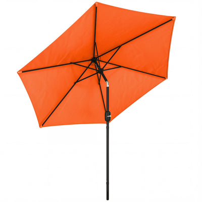 Tilting Garden Parasol with Adjustable UPF30+ Shade For Patio or Lawn Outsunny