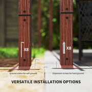 3 x 3 m Retractable Roof Pergola with Natural Wood Finish for Garden and Patio by Outsunny