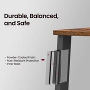 5 Tier Corner Ladder Shelf Unit for Living Room Space Saving Wood Display by Vasagle