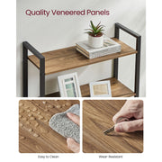 Vasagle Industrial Freestanding Bookshelf With 6 Shelves For Books, Pictures and Trinkets