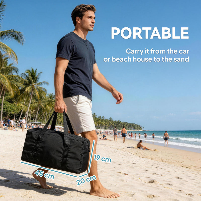 Pop Up Beach Tent With Removable Sidewall And Carry Bag For Camping And Picnics Sky Blue AOSOM