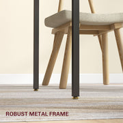 Extendable Drop Leaf Dining Table for Small Spaces Seats Four People Grey