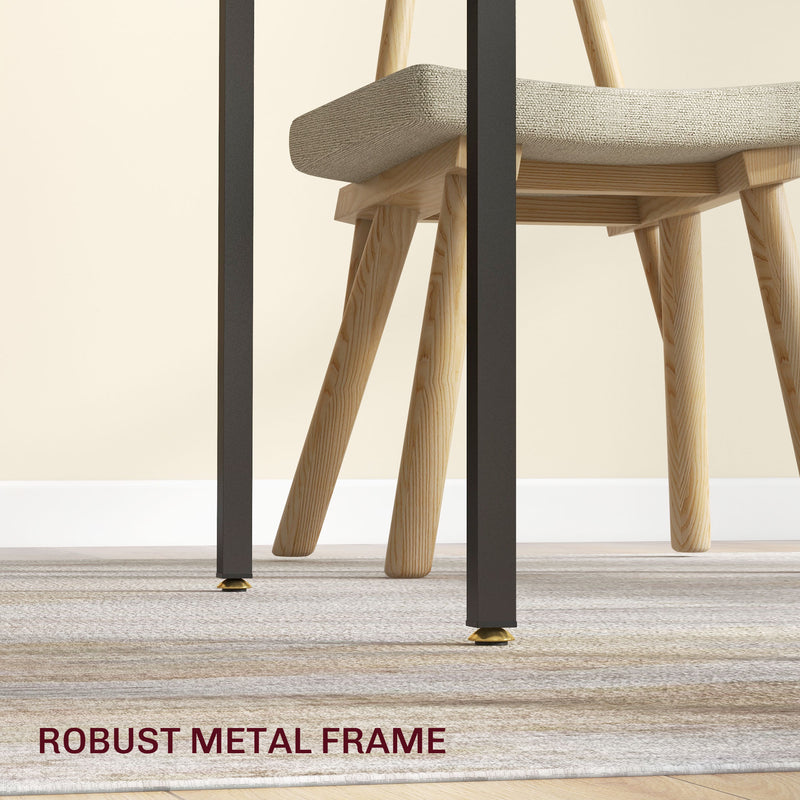 Extendable Drop Leaf Dining Table for Small Spaces Seats Four People Grey