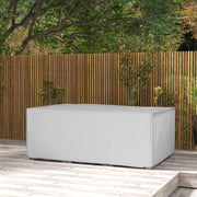 Grey Waterproof Garden Furniture Cover for Rectangle Table Set Heavy Duty 210x140x80cm