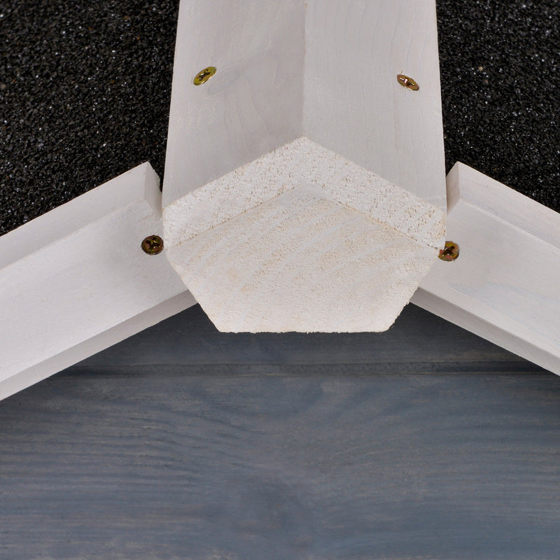 Wooden Guinea Pig and Rabbit Hutch With Pull Out Tray and Ramp for Outdoor Indoor Use, Grey