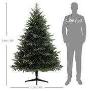 Dimensions diagram showing a 1.8m height and 1.2m width beside a 1.8m person silhouette