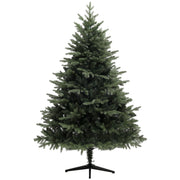 Studio shot of the 6ft spruce Christmas tree on its black metal stand
