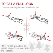 Branch shaping guide with a 30 to 45 minute shaping note