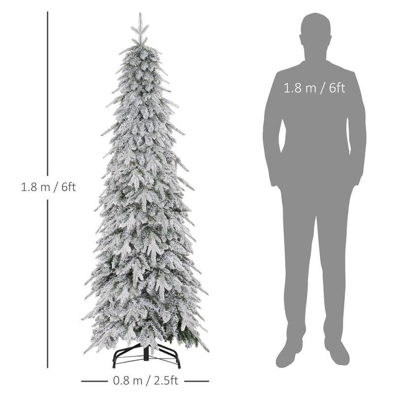 Dimensions diagram showing 1.8 m height and 0.8 m width next to a 1.8 m figure