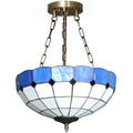 Vintage Ceiling Light with 3 E27 Bulb Holders Ideal for Living Rooms Semi Flush Mount Brown Homcom