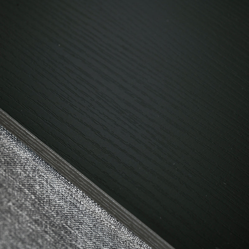 Grey 7 Drawer Fabric Chest of Drawers with Metal Frame for Bedroom and Living Room