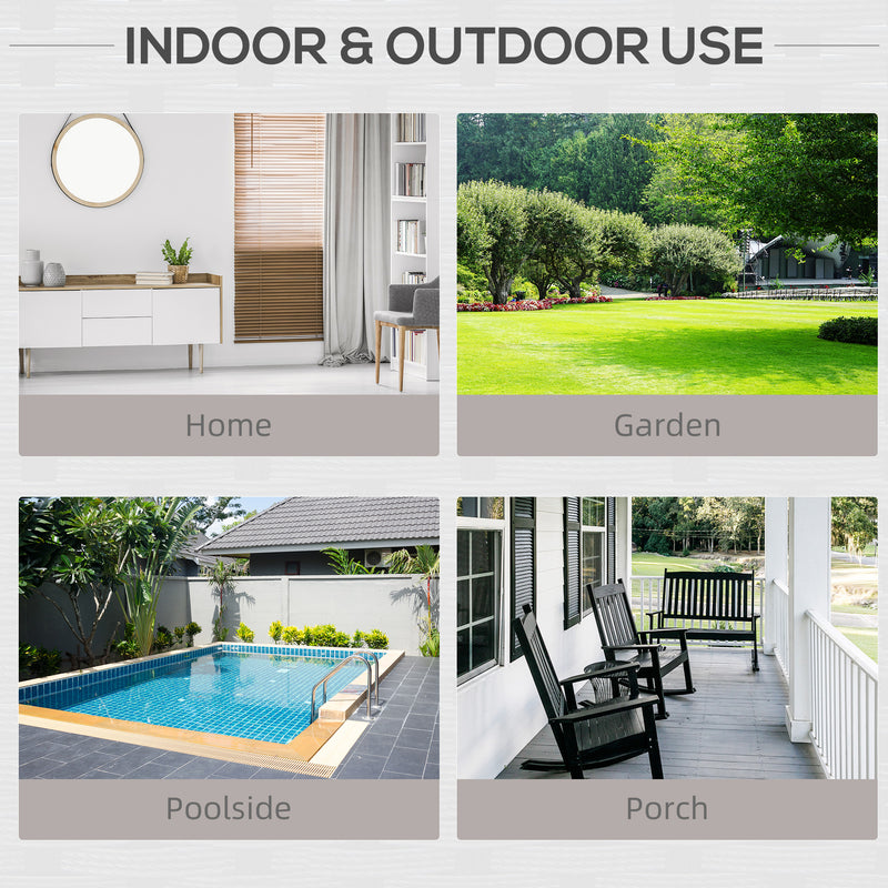 Grey Rattan Garden Armchair with Thick Cushion All Weather Single Seater for Patio Use