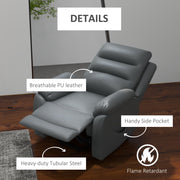 Electric Riser Recliner Chair with Massage and Lift Assist for Elderly Living Room Use Grey