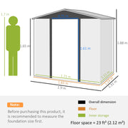 Dimension diagram showing 1.9 x 1.31 m external size, 1.83 x 1.24 m floor and 1.71 x 1.11 m inner storage