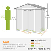 Dimension diagram: 194 cm wide, 110 cm deep, 196 cm to the ridge and 162 cm at the eaves, with a 183 x 97 cm inner area