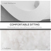 Grey 14 Piece Garden Dining Set Cushion Set Ideal for Outdoor Furniture Comfort