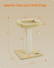 Dimension diagram showing 71 cm height and 45 x 40 cm base