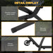 Adjustable Black Hammock Stand With Wheels And Carry Bag For Garden Or Camping Use