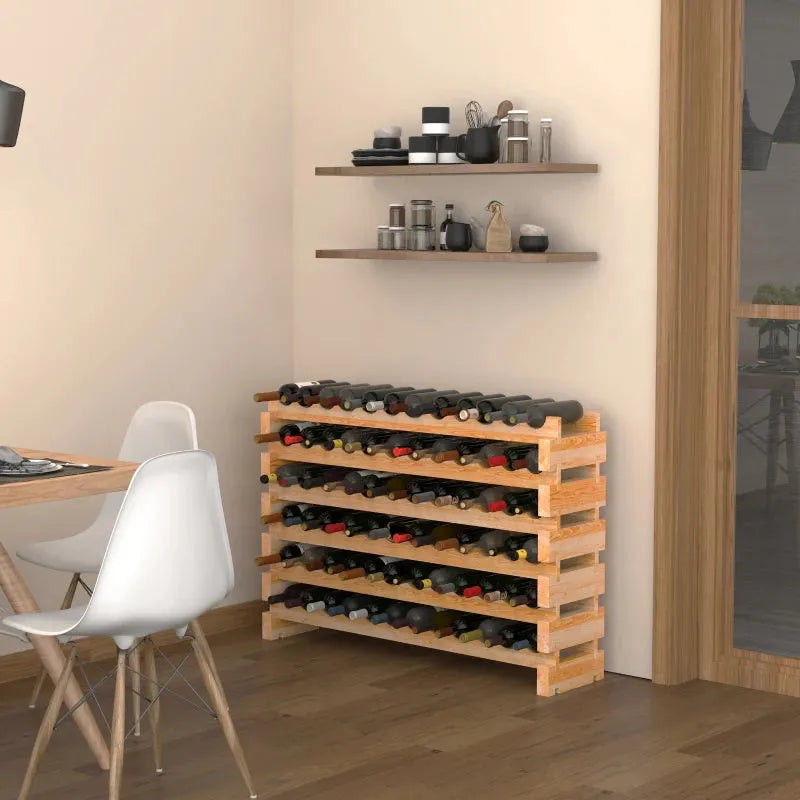 Rack For Wine Bottles, Holds 72 Bottles