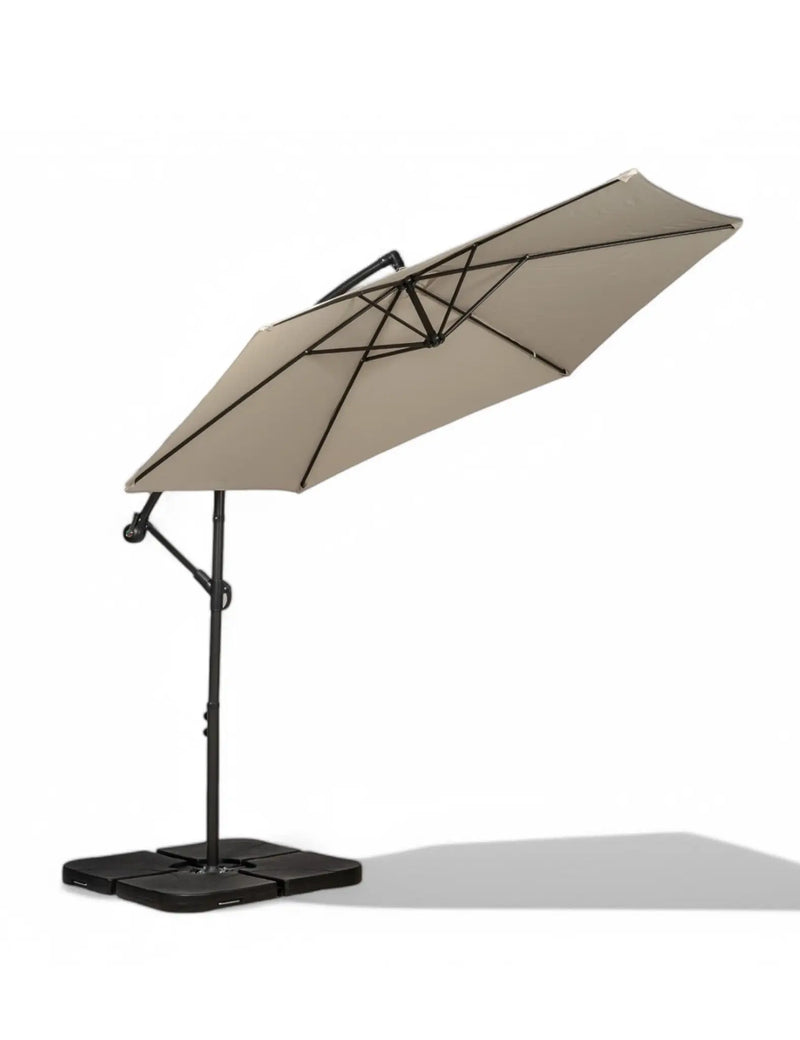 3m Cantilever Garden Parasol in Ivory