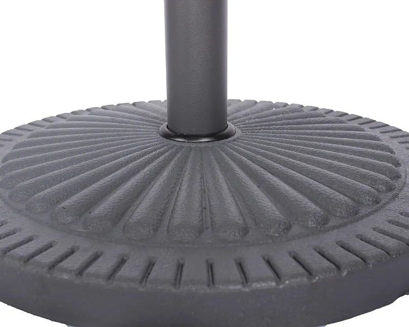 14kg Poly Resin Parasol Base in Grey