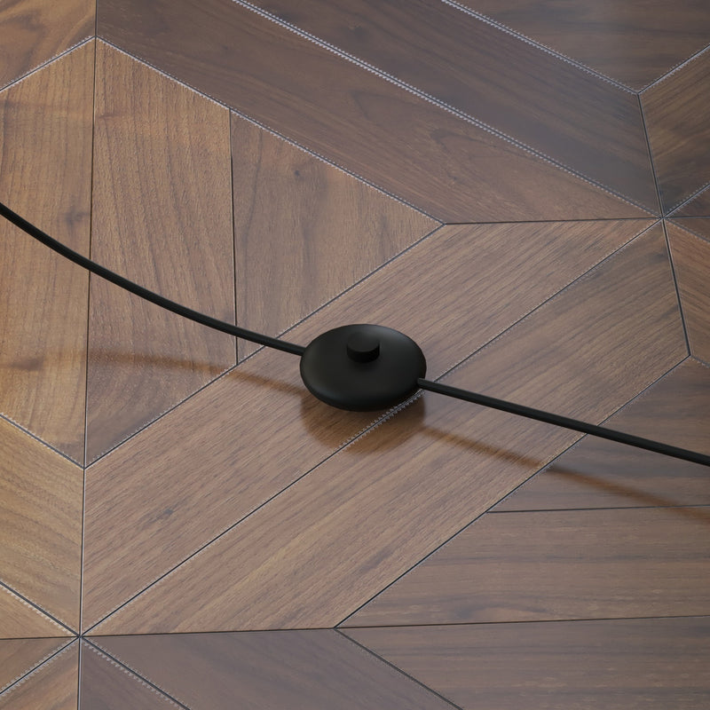 Modern Shelf Floor Lamp with Dual Light Ideal for Living Room or Bedroom Use, Brown