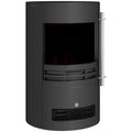 Freestanding Electric Fireplace with Realistic Flame Effect for Instant Living Room Warmth Black