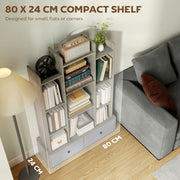 12 Shelf Storage Unit With Drawers For Home Office Or Bedroom Organisation Graphite AOSOM