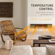 White 120cm Electric Fireplace Wall Mounted or Freestanding with LED Flame Remote 2000W by HOMCOM