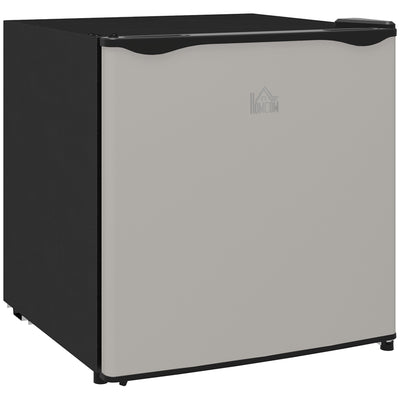 35L Mini Freezer Adjustable Temperature -24 to 14 Degrees Farenheit Silver by HOMCOM