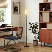 Modern 3D Printed Flower Floor Lamp With Foot Switch For Living Room Or Bedroom, White