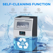 Freestanding Commercial Ice Maker Machine 30kg 24H with Digital Control by HOMCOM