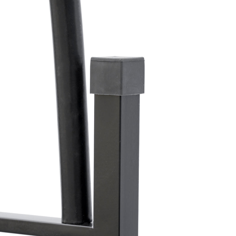 Metal Garden Arch for Climbing Plants and Outdoor Entrances Black Outsunny