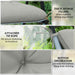 Set of Two Light Grey Outdoor Seat Cushions Weather Resistant by Outsunny