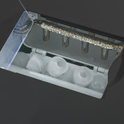 Countertop Ice Maker and Water Dispenser with 3L Tank and Fast Cube Making Black