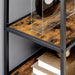 Image of a 7 Tier Industrial Bookshelf by Homcom.