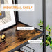 Image of a 7 Tier Industrial Bookshelf by Homcom.