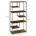 Image of a 7 Tier Industrial Bookshelf by Homcom.