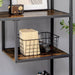 Image of a 7 Tier Industrial Bookshelf by Homcom.