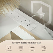 Cream White Boucle Chest of Drawers 8 Drawer Fabric Dresser With USB Charging by HOMCOM