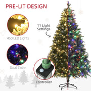 Pre-lit design panel showing 450 LED lights, dual colour lighting, 11 light settings and the controller