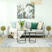 Set of 2 Artificial Murraya Plants 60cm Cream White for Indoor Outdoor Decor by HOMCOM