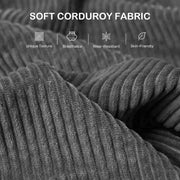 Modern 3 Seater Sofa with Spring Cushions and Scatter Pillows for Lounge Comfort, Grey