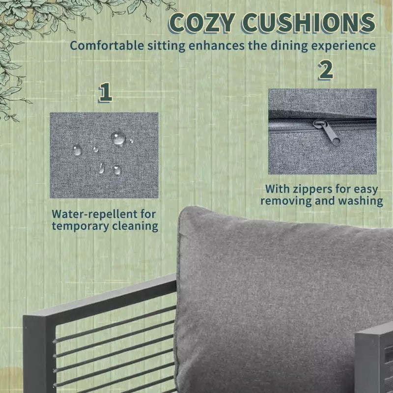 8 Seater Outdoor Dining Table and Chairs