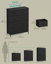 Top surface of the chest holding decor items