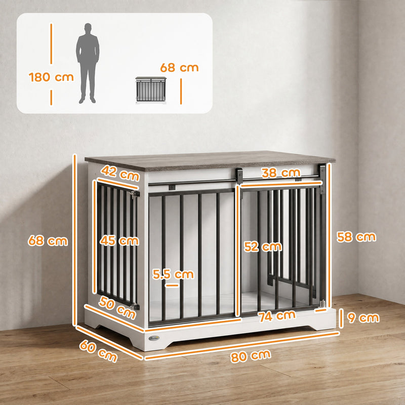 Dimension diagram showing overall, internal, door and leg sizes