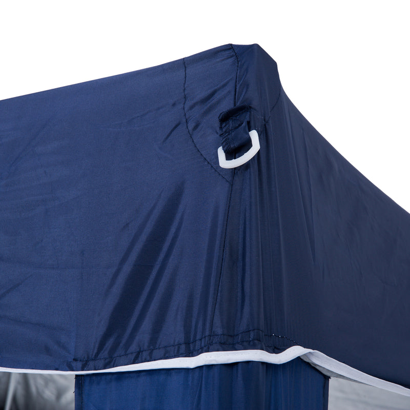 3 x 3m Pop Up Gazebo with Carry Bag Height Adjustable Slant Leg Event Shelter by Outsunny