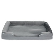 Elevated Dog Sofa Bed With Removable Washable Cover For All Breeds Grey AOSOM